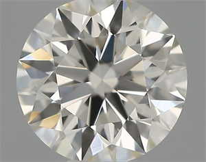 Picture of Natural Diamond 0.43 Carats, Round with Excellent Cut, H Color, VVS2 Clarity and Certified by IGI