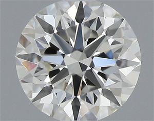 Picture of Natural Diamond 0.40 Carats, Round with Very Good Cut, J Color, VVS1 Clarity and Certified by GIA