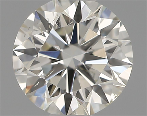 Picture of Natural Diamond 0.50 Carats, Round with Excellent Cut, H Color, SI2 Clarity and Certified by IGI