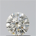 Natural Diamond 0.50 Carats, Round with Excellent Cut, J Color, VS2 Clarity and Certified by GIA