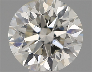 Picture of Natural Diamond 0.40 Carats, Round with Excellent Cut, H Color, SI1 Clarity and Certified by IGI