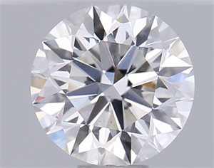 Picture of Natural Diamond 0.40 Carats, Round with Excellent Cut, F Color, VS2 Clarity and Certified by GIA