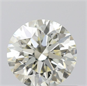 Natural Diamond 0.50 Carats, Round with Excellent Cut, K Color, VS2 Clarity and Certified by IGI