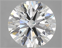 Natural Diamond 2.75 Carats, Round with Excellent Cut, F Color, VVS1 Clarity and Certified by GIA