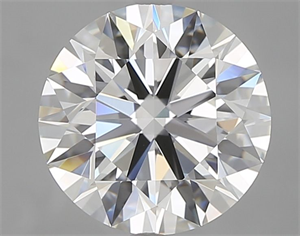 Picture of Natural Diamond 2.75 Carats, Round with Excellent Cut, F Color, VVS1 Clarity and Certified by GIA