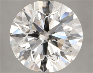 Picture of Natural Diamond 5.01 Carats, Round with Excellent Cut, K Color, SI2 Clarity and Certified by GIA