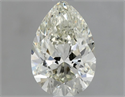 Natural Diamond 1.00 Carats, Pear with  Cut, J Color, VS2 Clarity and Certified by IGI