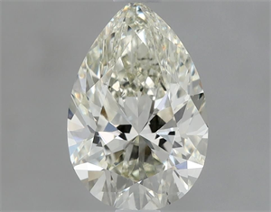 Picture of Natural Diamond 1.00 Carats, Pear with  Cut, J Color, VS2 Clarity and Certified by IGI