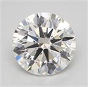 Natural Diamond 0.41 Carats, Round with Excellent Cut, H Color, VVS2 Clarity and Certified by GIA