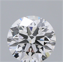 Natural Diamond 0.40 Carats, Round with Excellent Cut, F Color, VS2 Clarity and Certified by GIA