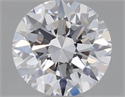 Natural Diamond 0.40 Carats, Round with Excellent Cut, D Color, VVS1 Clarity and Certified by IGI