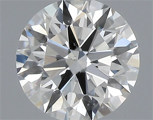 Picture of Natural Diamond 0.40 Carats, Round with Excellent Cut, F Color, SI1 Clarity and Certified by GIA