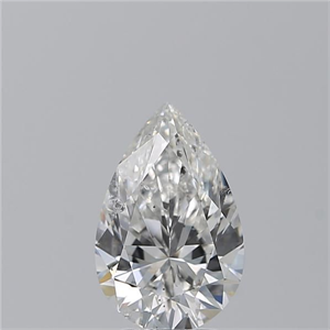 Picture of Natural Diamond 2.52 Carats, Pear with  Cut, F Color, SI2 Clarity and Certified by GIA