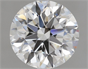 Natural Diamond 1.80 Carats, Round with Excellent Cut, E Color, VVS1 Clarity and Certified by GIA