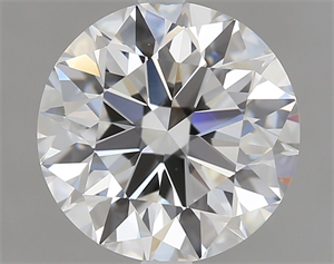 Picture of Natural Diamond 1.80 Carats, Round with Excellent Cut, E Color, VVS1 Clarity and Certified by GIA