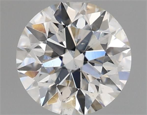 Picture of Natural Diamond 0.46 Carats, Round with Excellent Cut, H Color, I1 Clarity and Certified by GIA