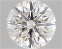 Natural Diamond 2.02 Carats, Round with Excellent Cut, H Color, I1 Clarity and Certified by GIA