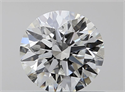 Natural Diamond 0.51 Carats, Round with Excellent Cut, J Color, SI2 Clarity and Certified by GIA