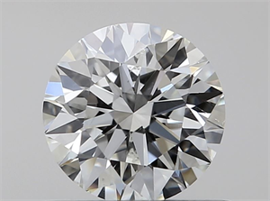 Picture of Natural Diamond 0.51 Carats, Round with Excellent Cut, J Color, SI2 Clarity and Certified by GIA