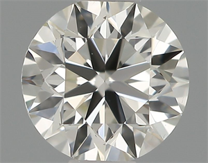 Picture of Natural Diamond 0.40 Carats, Round with Excellent Cut, H Color, VS2 Clarity and Certified by IGI