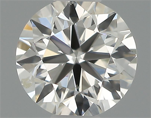 Picture of Natural Diamond 0.40 Carats, Round with Very Good Cut, G Color, SI1 Clarity and Certified by IGI