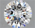 Natural Diamond 1.50 Carats, Round with Excellent Cut, F Color, VVS1 Clarity and Certified by GIA