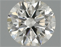 Natural Diamond 0.41 Carats, Round with Excellent Cut, H Color, SI2 Clarity and Certified by IGI