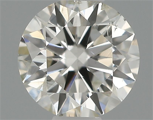 Picture of Natural Diamond 0.41 Carats, Round with Excellent Cut, H Color, SI2 Clarity and Certified by IGI