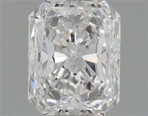 Picture of Natural Diamond 0.50 Carats, Radiant with  Cut, D Color, SI1 Clarity and Certified by GIA