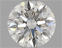 Natural Diamond 0.45 Carats, Round with Excellent Cut, I Color, VS2 Clarity and Certified by GIA