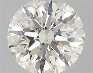 Picture of Natural Diamond 0.44 Carats, Round with Excellent Cut, K Color, SI1 Clarity and Certified by GIA