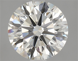 Picture of Natural Diamond 2.54 Carats, Round with Excellent Cut, J Color, VVS2 Clarity and Certified by GIA