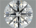 Natural Diamond 0.43 Carats, Round with Excellent Cut, I Color, VVS1 Clarity and Certified by GIA