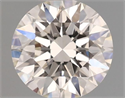 Natural Diamond 0.46 Carats, Round with Excellent Cut, H Color, SI1 Clarity and Certified by GIA