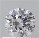 Natural Diamond 0.40 Carats, Round with Excellent Cut, E Color, SI2 Clarity and Certified by GIA