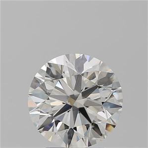 Picture of Natural Diamond 3.01 Carats, Round with Excellent Cut, I Color, VS1 Clarity and Certified by GIA