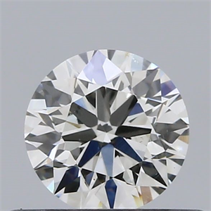 Picture of Natural Diamond 0.40 Carats, Round with Very Good Cut, I Color, SI1 Clarity and Certified by GIA