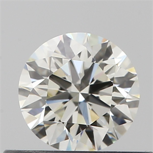 Picture of Natural Diamond 0.40 Carats, Round with Excellent Cut, J Color, VVS2 Clarity and Certified by GIA