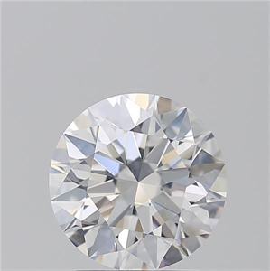 Picture of Natural Diamond 2.12 Carats, Round with Excellent Cut, D Color, SI1 Clarity and Certified by GIA