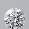 Natural Diamond 0.41 Carats, Round with Excellent Cut, F Color, SI2 Clarity and Certified by GIA