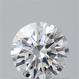 Picture of Natural Diamond 0.41 Carats, Round with Excellent Cut, F Color, SI2 Clarity and Certified by GIA