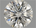 Natural Diamond 0.40 Carats, Round with Excellent Cut, H Color, VS2 Clarity and Certified by IGI