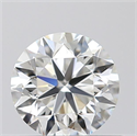 Natural Diamond 0.50 Carats, Round with Very Good Cut, I Color, VS1 Clarity and Certified by GIA