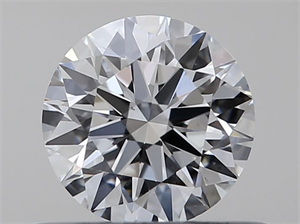 Picture of Natural Diamond 0.42 Carats, Round with Excellent Cut, E Color, VS1 Clarity and Certified by GIA