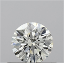 Natural Diamond 0.40 Carats, Round with Excellent Cut, I Color, VS2 Clarity and Certified by IGI