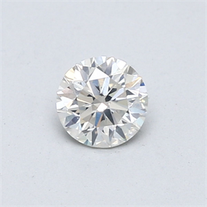 Picture of Natural Diamond 0.44 Carats, Round with Very Good Cut, I Color, SI2 Clarity and Certified by GIA