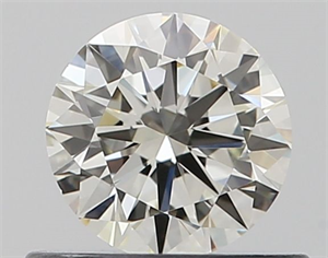 Picture of Natural Diamond 0.50 Carats, Round with Very Good Cut, J Color, VS2 Clarity and Certified by GIA