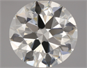 Natural Diamond 2.90 Carats, Round with Excellent Cut, K Color, VVS1 Clarity and Certified by GIA