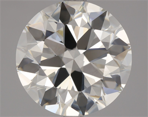 Picture of Natural Diamond 2.90 Carats, Round with Excellent Cut, K Color, VVS1 Clarity and Certified by GIA