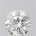 Natural Diamond 1.70 Carats, Round with Excellent Cut, E Color, IF Clarity and Certified by GIA